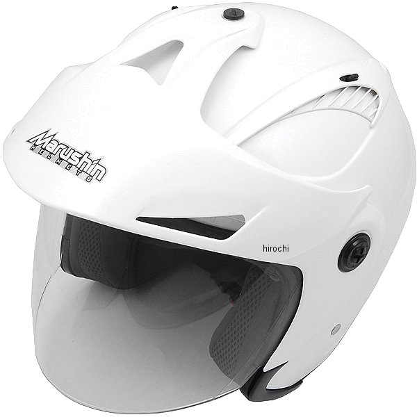 ジェットヘルメット M-385 'ホワイトメタリック フリーサイズ(57-60cm未満)