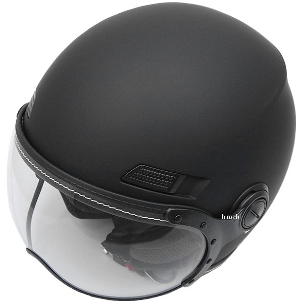 ジェットヘルメット MS-340 マットブラック Mサイズ (57-58cm)