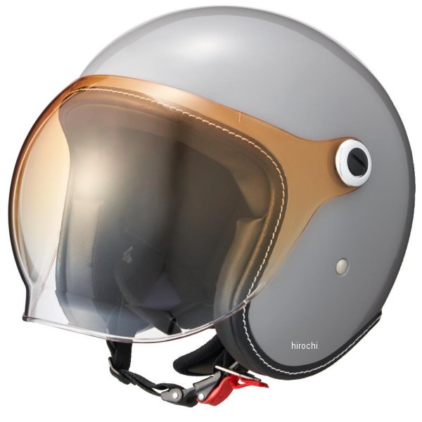 ジェットヘルメット MCJ6 バブルライダー メンズ グレー Lサイズ(59-60cm)