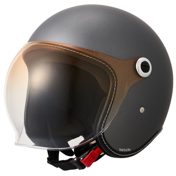 マルシン工業 MCJ6 BUBBLE RIDER MEN ジェットヘルメット フラットガンメタリック XLサイズ (61-62cm)