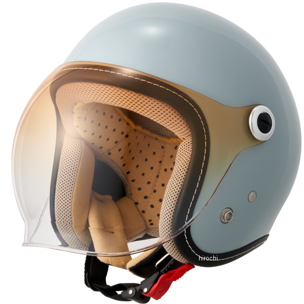 マルシン工業 MCJ7 BUBBLE RIDER WOMEN ジェットヘルメット クラシックブルー Lサイズ(56~57cm)