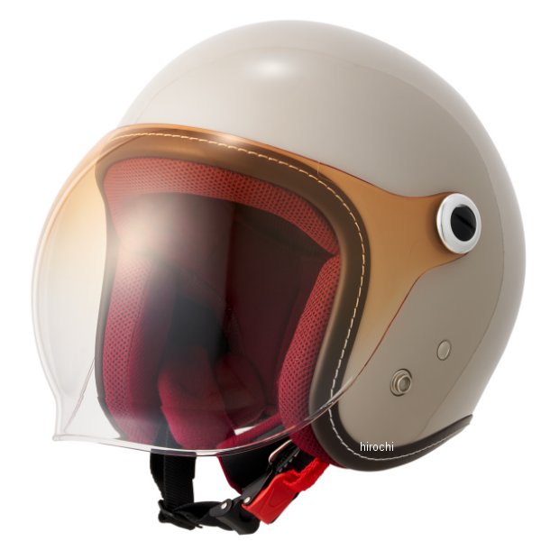 マルシン工業 MCJ7 BUBBLE RIDER WOMEN ジェットヘルメット グレージュ Lサイズ(56~57cm)