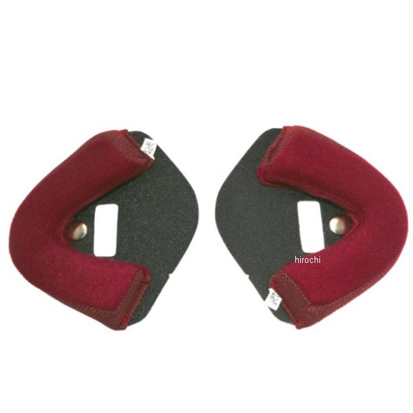 マルシン工業 MCJ7 BUBBLE RIDER WOMEN用内装 チークパッド マルーン Lサイズ