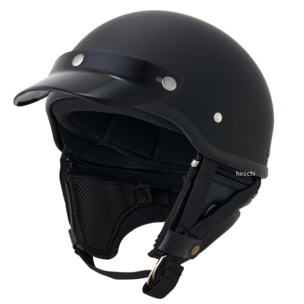 マルシン工業 MCH5 MZ-HALF ハーフヘルメット マットブラック フリーサイズ(57～60cm未満)