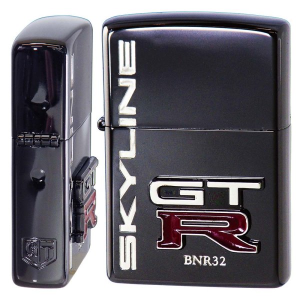 ジュウロクホウイ 日産 Zippo エンブレム GT-R BNR32 ブラック