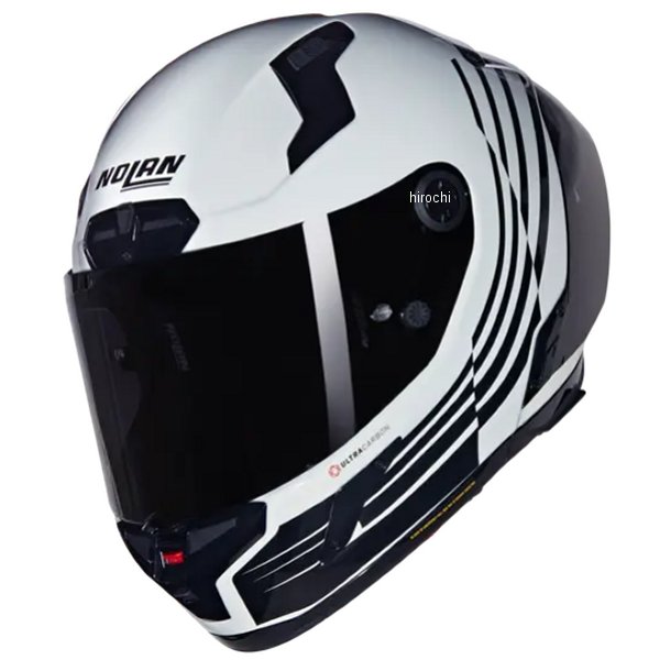 フルフェイスヘルメット X804RS ALA 白/黒 344 XLサイズ