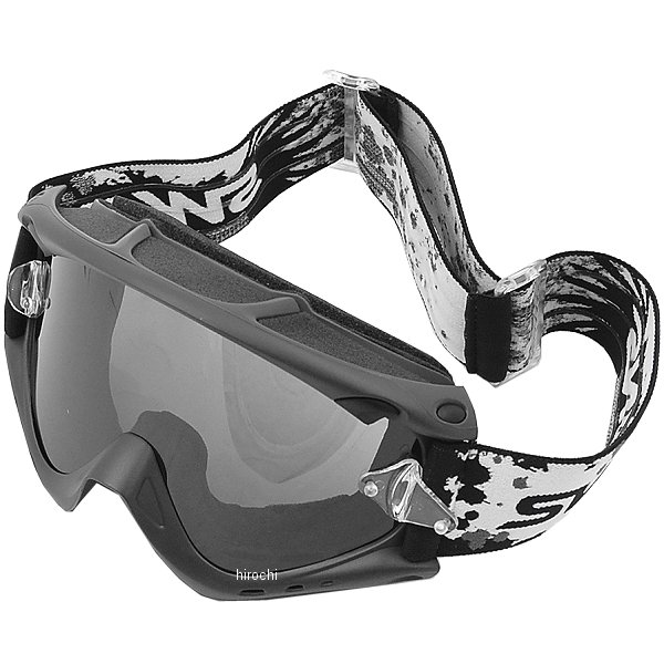 ダートゴーグル ミラータイプ オリーブドラブ (ブラックミラー/スモークレンズ)