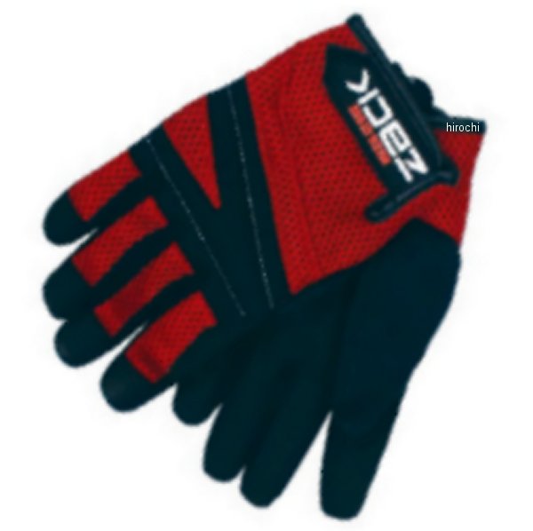 ZK-33  メッシュグローブ 赤 フリーサイズ