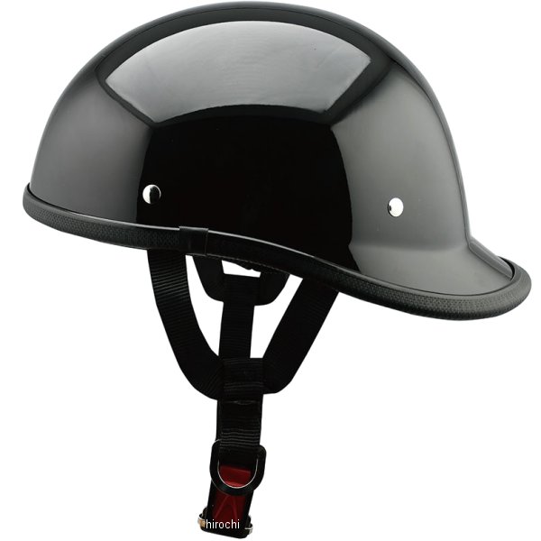 ハーフヘルメット MS-21 ロングテール 黒 フリーサイズ(58-59㎝)