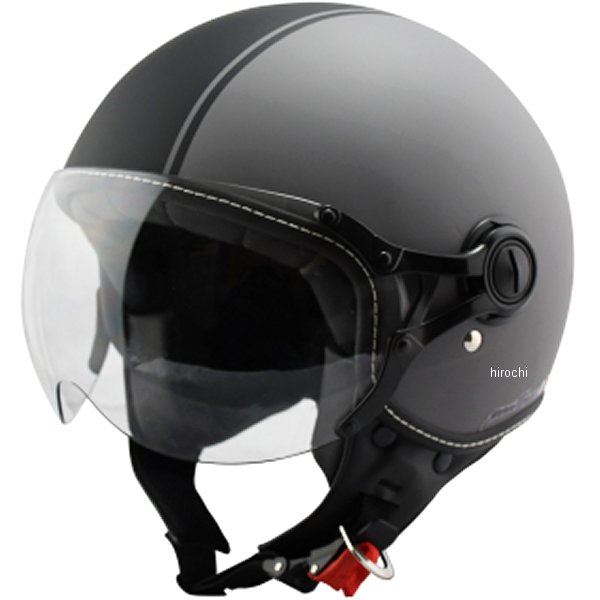 PJ-08 PANTERA シールド付ジェット マットグレー/黒 フリーサイズ