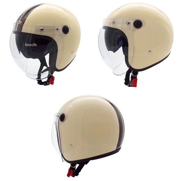 WJ-62 インナーシールド付き スモールジェット アイボリーブラウン