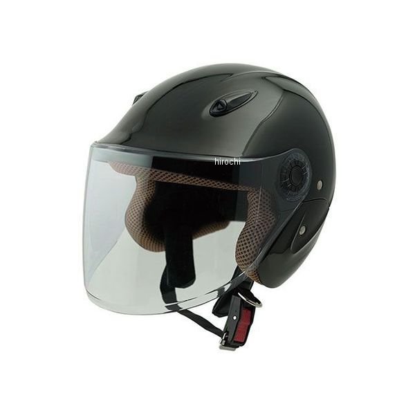 wish セミジェットヘルメット ブラック