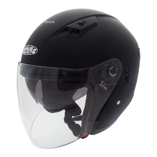 BV-8 インナーシールド付き JETヘルメット マットブラック XXLサイズ（62～64cm未満）