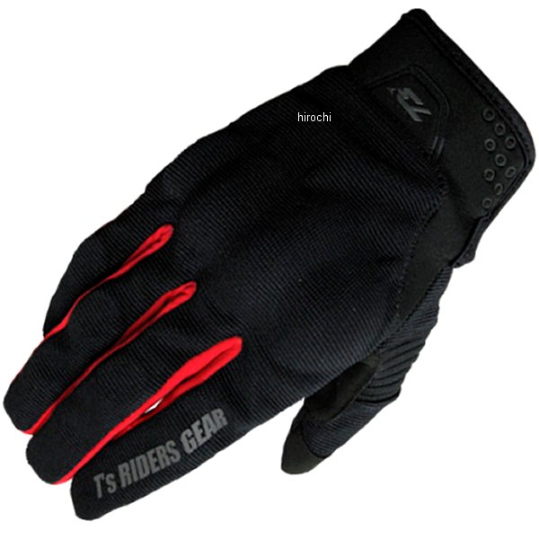 TSG-43A プロテクションメッシュグローブ 黒/赤 Mサイズ