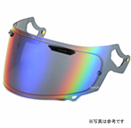 ミラーシールド Arai VAS-Z ライトスモーク/チタンブルー