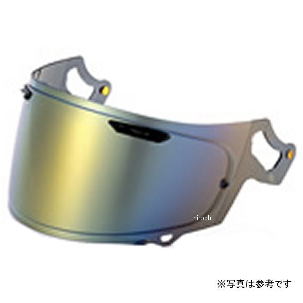 ミラーシールド Arai VAS-A セミスモーク/チタンゴールド