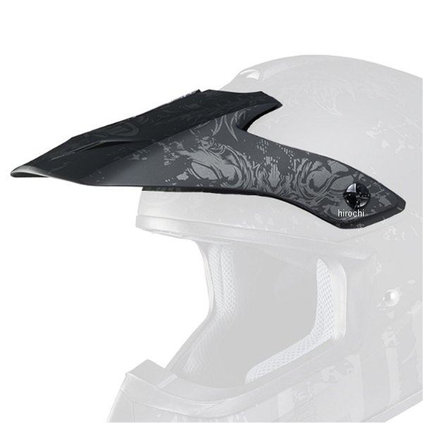 HJP625  バイザー CS-MXII エリューション 黒/黄