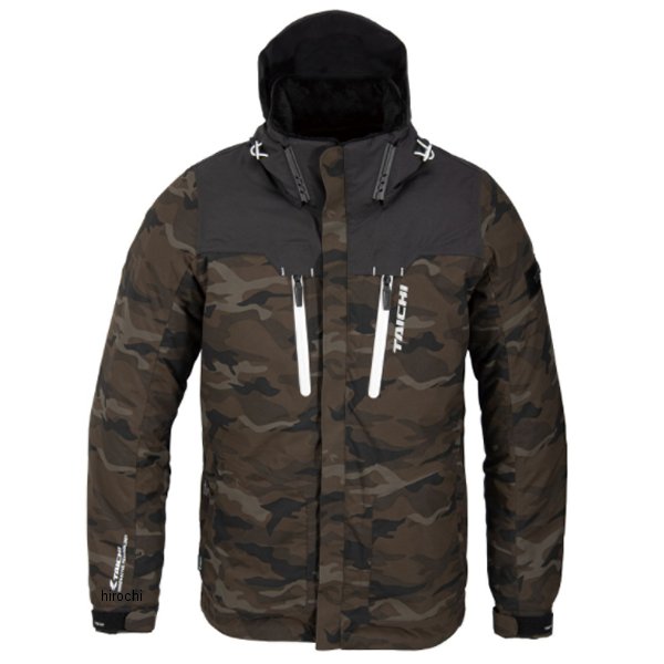 秋冬モデル モトレック ウインターパーカ レディース 黒/カモ WMサイズ