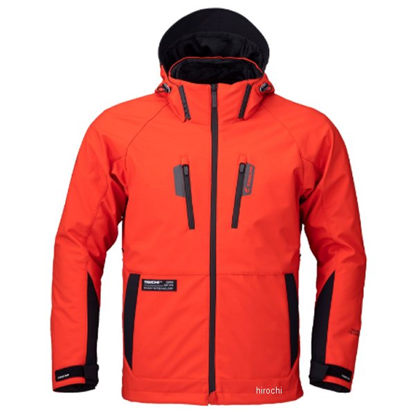 2023年秋冬モデル ソフトシェル オールシーズンパーカ オレンジ/黒 Mサイズ