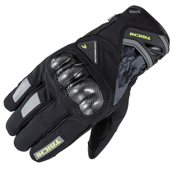 RST645  カーボン ウインターグローブ クラッシュブラック/ネオン Sサイズ