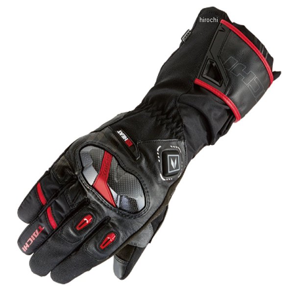 e-HEAT アームド グローブ 黒/赤 Lサイズ