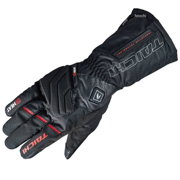 e-HEAT グローブ 黒/赤 WMサイズ