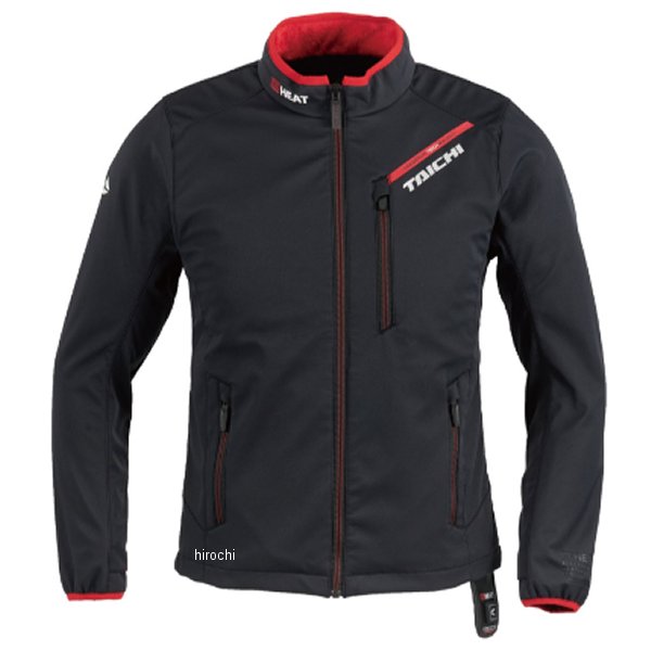 秋冬モデル e-HEAT インナージャケット 黒/赤 4XLサイズ