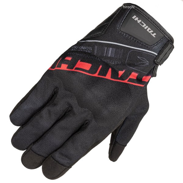 春夏モデル アーバン エアーグローブ 黒/赤 Mサイズ