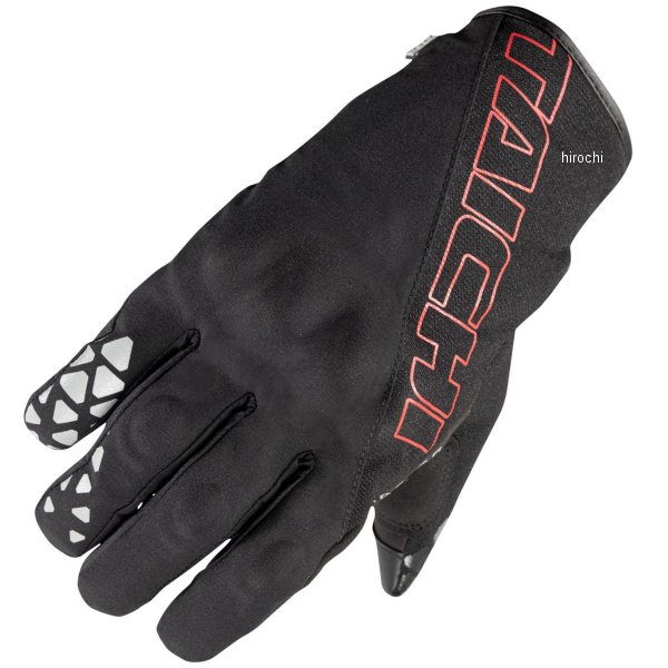 RST652  秋冬モデル ステルス ウインターグローブ 黒/赤 Mサイズ