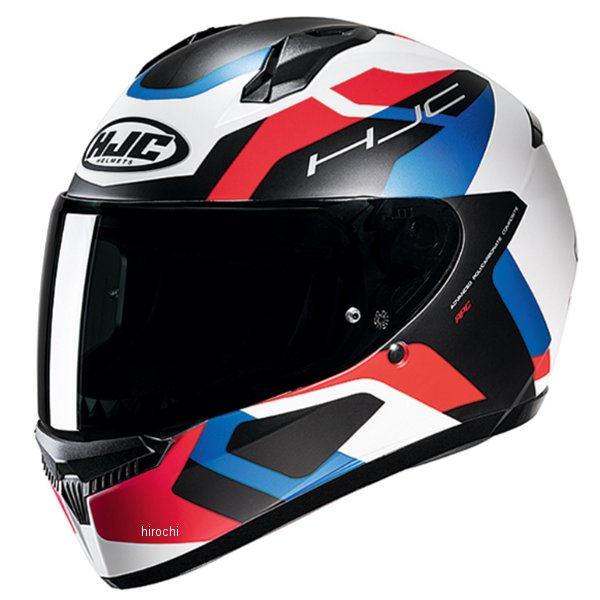 HJH233  フルフェイスヘルメット C10 ティンス 黒/赤/青 XLサイズ