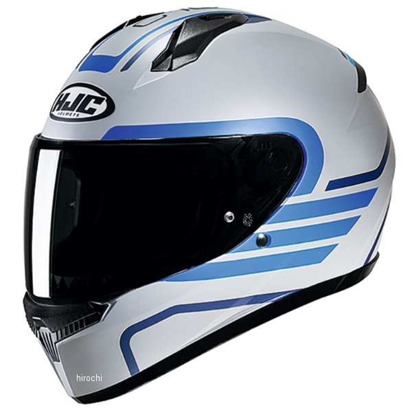 HJH234  フルフェイスヘルメット C10 リト グレー/青 Mサイズ