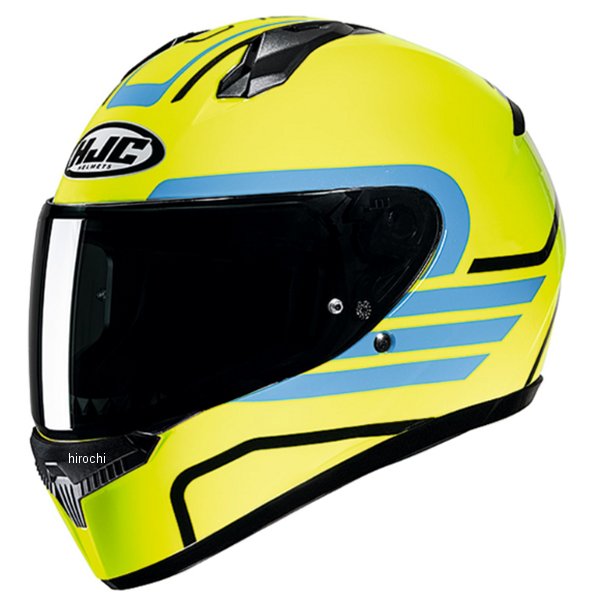 HJH234  フルフェイスヘルメット C10 リト 黄/青 Lサイズ