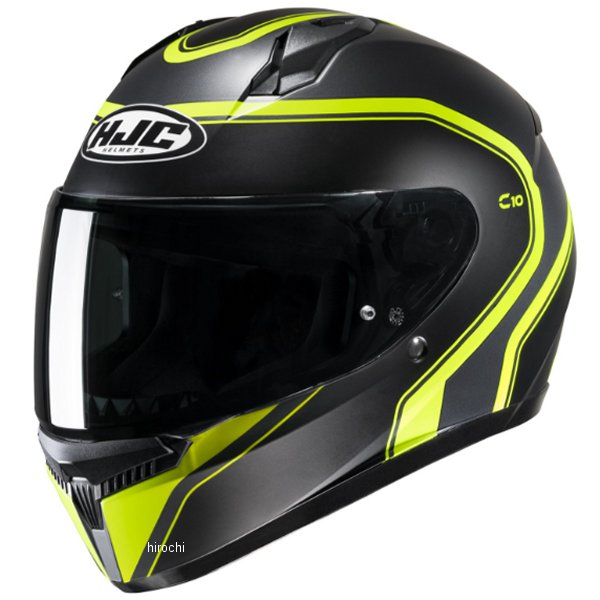 HJH235  フルフェイスヘルメット C10 エリー 黄 Sサイズ