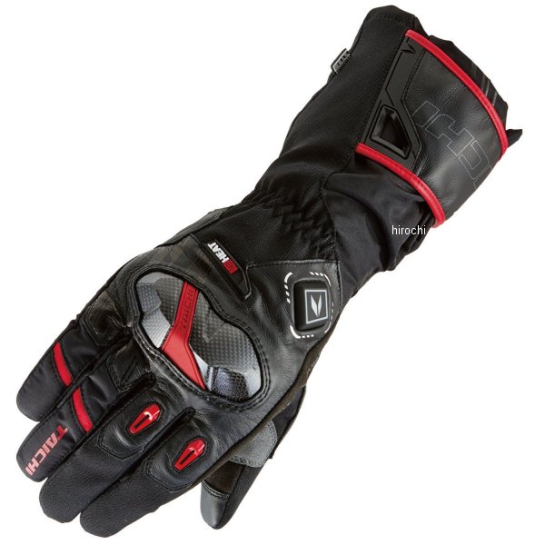 RST654  秋冬モデル e-HEAT アームド グローブ 黒/赤 XXLサイズ