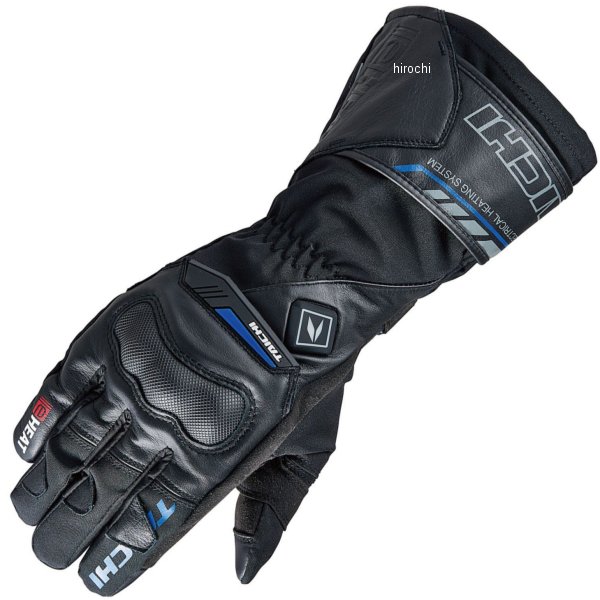 RST655  秋冬モデル e-HEAT プロテクション グローブ 黒/青 Mサイズ
