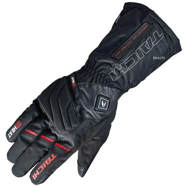 RST656  秋冬モデル e-HEAT グローブ 黒/赤 Mサイズ