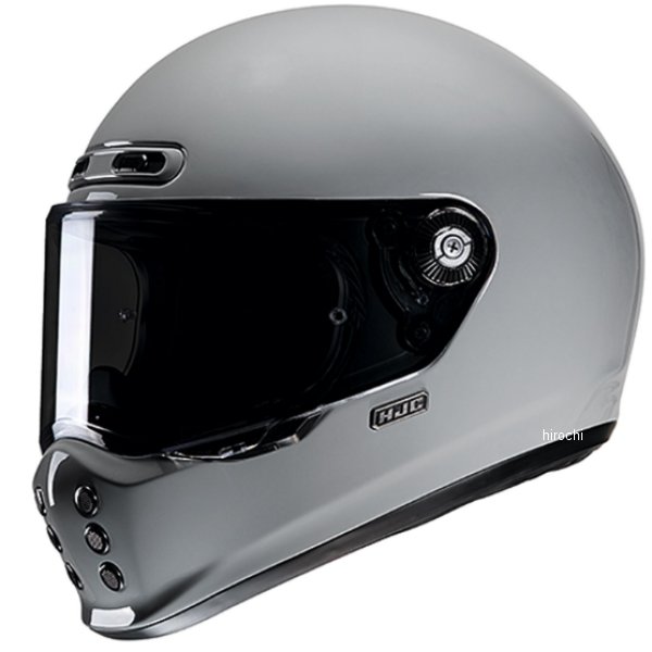 フルフェイスヘルメット V10 ソリッド グレー Sサイズ