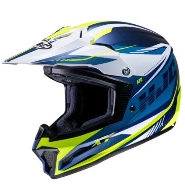 オフロードヘルメット CL-XY2 ドリフト ブルー/蛍光イエロー ユース用 Lサイズ