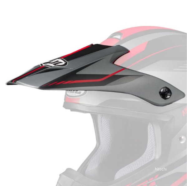 バイザー CS-MX2 ドリフト ブラック/レッド