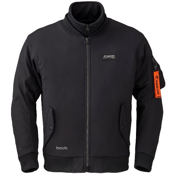 RSJ734  秋冬モデル ソフトシェル フライト ジャケット 黒 XLサイズ