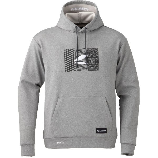 RSU642  秋冬モデル ウォームライド プルオーバーフーディ グレー XLサイズ