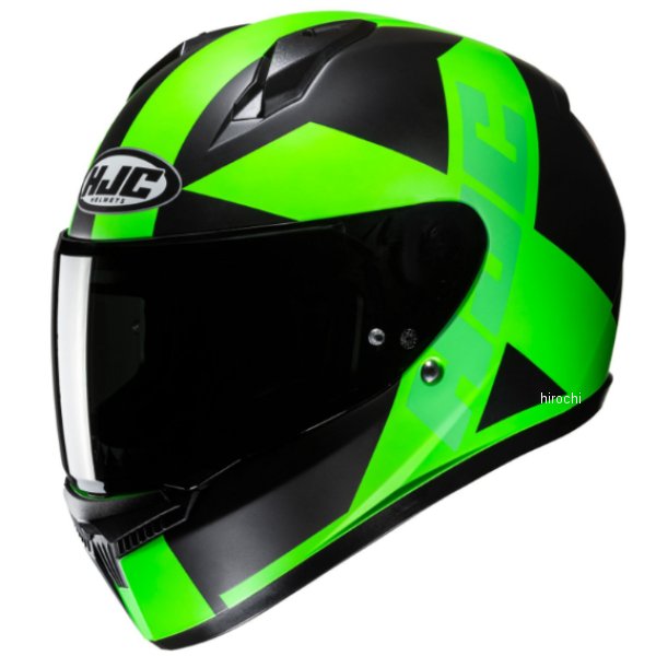 フルフェイスヘルメット C10 テズ フラッシュグリーン Lサイズ