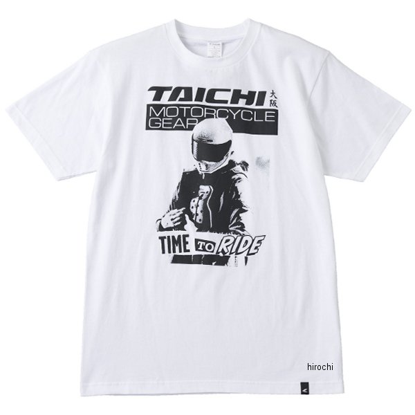 RSTaichi 2025年春夏モデル Tシャツ TIME TO RIDE T-SHIRT 白 XLサイズ