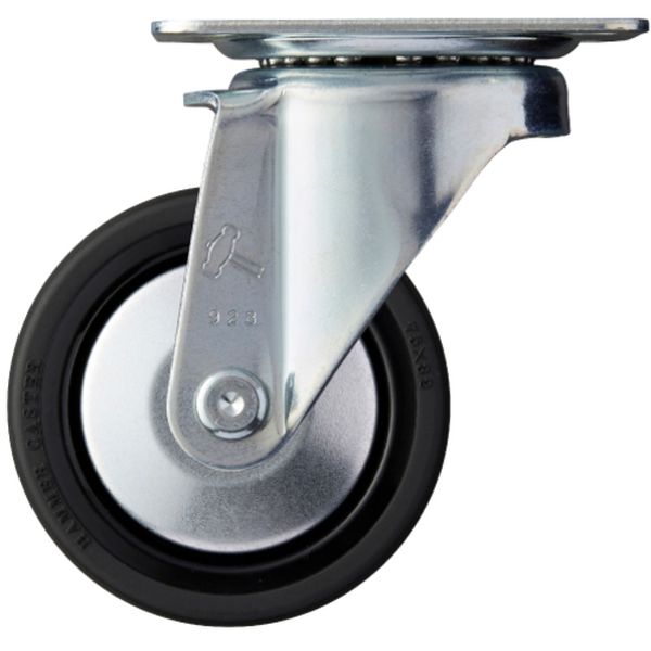 プレート式キャスター 自在 車輪径75mm ウレタン車輪(ナイロンホイール・ラジアルボールベアリング)