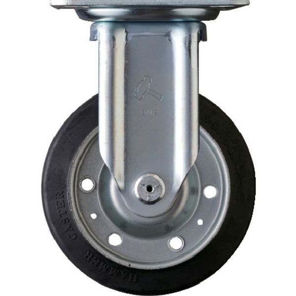 400SRPR150 814-2244  固定式ゴムキャスター 150mm