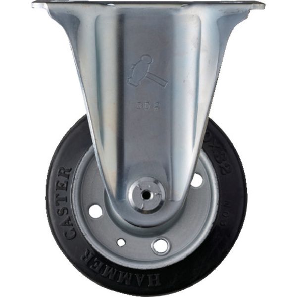 400SRRB100  固定式ゴム車輪(ローラーベアリング)100mm