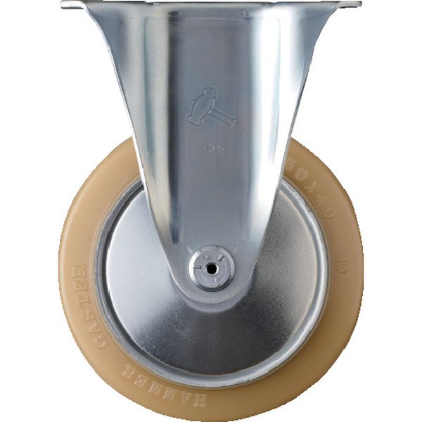 400SRURB150  固定式ウレタン車輪(ローラーベアリング)150mm