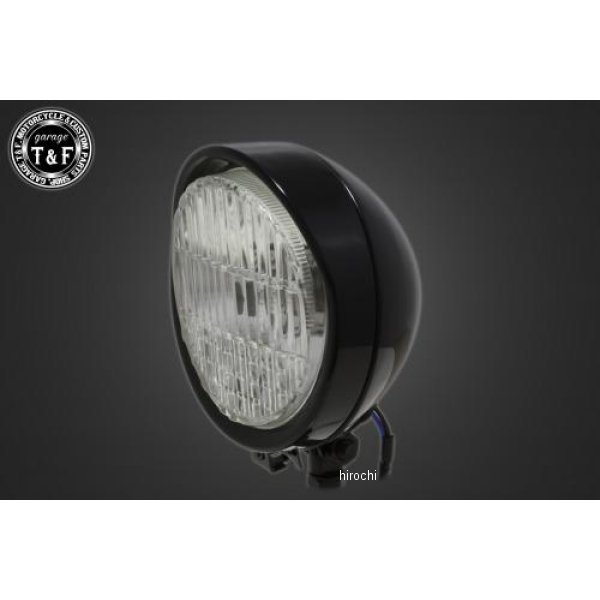 5.5インチバイザーヘッドライト+ステー DS250 ブラック/クリア