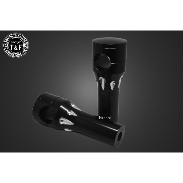 スティード400 ステルスハンドルポスト4インチ(ブラック)