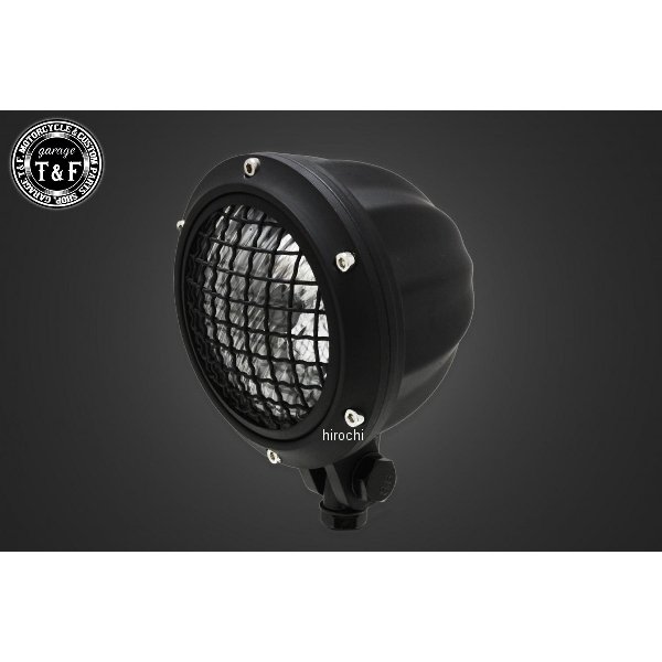 4.5インチグリルシトラスヘッドライト(マットブラック)クリアーレンズ ドラッグスター1100 クラシック